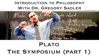 Platos dialogue the Symposium part 1  Introduction to Philosophy [upl. by Arammahs]