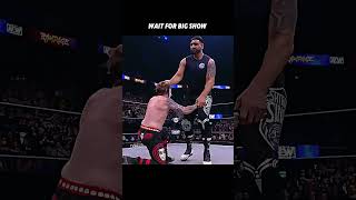 Satnam Singh Takes Down Everyone Except Big Show 🔥 wwe aew shorts [upl. by Sadowski849]