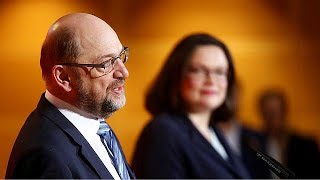 Party praises Schulz for refusing government role in coalition deal [upl. by Licna]