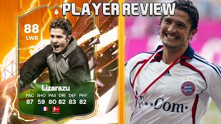 FANTASTIC DEFENDER 🤩 88 HEROES LIZARAZU PLAYER REVIEW EA FC 24 ULTIMATE TEAM [upl. by Aniroz601]