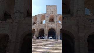 Arles Amphitheatre built in 90 AD 2000 years ago in France 200000 people were watching Gladiator [upl. by Ettie]