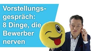 Bewerbung schreiben Diese 8 Dinge nerven dich auch [upl. by Melnick826]