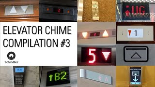 Elevator Chime Compilation 3  Schindler [upl. by Pattie]