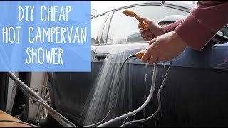 12v Hot Shower For Campervan Vanlife Hygeine [upl. by Grory960]