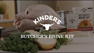 Kinders Butchers Brine Kit Turkey Recipe [upl. by Terpstra]