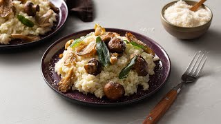 Bloemkool risotto met gegrilde paddestoelen  Coopjeskoken  Coop [upl. by Sylvester]