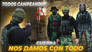 MI BANDA ARRASANDO EN EL PRIMER DÍA DE GUERRA ☠️🤫  Gta 5 Roleplay [upl. by Geithner809]