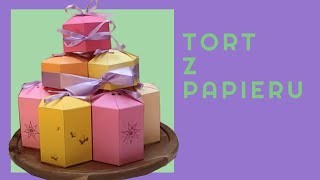 Jak zrobić tort z papieru  Niedziela z Babcią BONUS [upl. by Eerual]