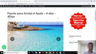 Criando um Web Site  Como cadastrar um Pacote de Viagem [upl. by Inaj]