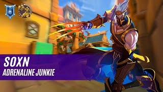 Soxn KOGA PALADINS COMPETITIVE DIAMOND ADRENALINE JUNKIE [upl. by Acinnej]