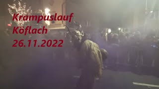 Krampuslauf Köflach 2022 [upl. by Zevahc506]