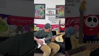 Jazzmaster vs Stratocaster Squier edition [upl. by Hanahsuar27]