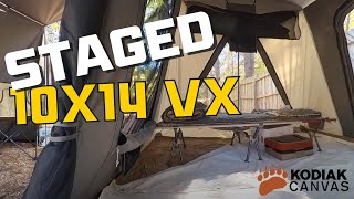 Step Inside A Spacious 10x14 Vx Tent – A 360 Video Tour Like Never Before [upl. by Ratcliffe]