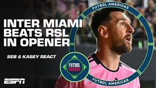 Takeaways from Inter Miami’s seasonopening win vs Real Salt Lake  Futbol Americas [upl. by Itsim]