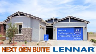 Lennar Homes  Next Gen Suite  North Phoenix Arizona  Middle Vista  Trillium Model New Home Tour [upl. by Dirraj]