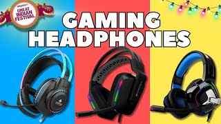 TOP 5🔥 Best GAMEING Headphones Under 3000  Gaming Headphones  Amazon Great Indian Festival SALE [upl. by Seyah120]