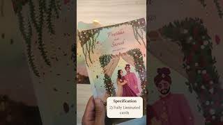 Elevate Your Invitations with Our Printed Card  Personalized Wedding Invites  By Celebrare [upl. by Sonny504]