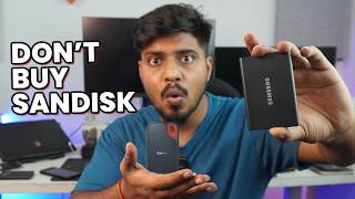 Best External SSD  Samsung T7 Portable SSD  Dont Buy SanDisk SSD [upl. by Dreda]