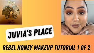 Makeup tutorial using Juvia’s Place Rebel Honey palette Part 12 makeup makeuptutorial [upl. by Yatnahc]