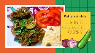 15 MINUTE COURGETTE CURRY  quick easy healthy recipe [upl. by Stavro760]