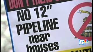 Monkton residents protest Vt gas line project [upl. by Ordway]