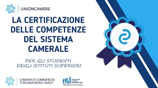 La certificazione delle competenze del sistema camerale [upl. by Petr637]