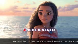 Oceania  Vaiana  Oltre lorizzonte  Karaoke con testo [upl. by Ainnek445]