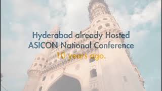 ASICON 2025 Promotional Video of Telangana State Chapter  Hyderabad [upl. by Wj292]