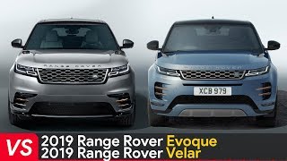 2020 Range Rover Evoque Vs Range Rover Velar ► Design amp Dimensions [upl. by Masry]