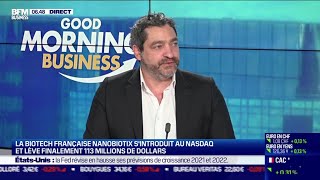 Laurent Levy Nanobiotix  La Biotech française Nanobiotix sintroduit au Nasdaq [upl. by Mlawsky7]