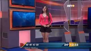 Fannia Lozano Corte y Regresamos Las Noticias Monterrey 21Mar2014 Full HD [upl. by Yrtsed]