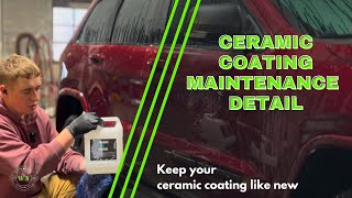 Ceramic coating maintenance detail [upl. by Koffler]