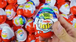 Open Kinder Joy Surprise Eggs  A Lot of Candy amp Toys 70 [upl. by Boccaj]