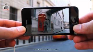 iPhone ile GPS Konum Tabanlı Sinema  Augmented Reality Cinema [upl. by Melisande]