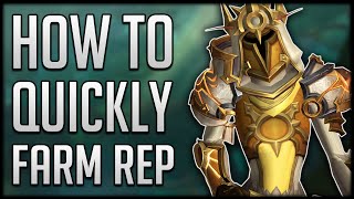 How to QUICKLY Farm Reputation amp Renown in The War Within [upl. by Nosyk51]