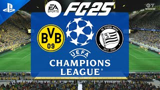 FC 25  Borussia Dortmund vs Sturm Graz  Champions League 2425  PS5 Full Match [upl. by Ferro]