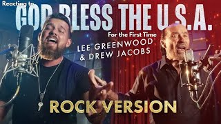 Reacting to the new God Bless The USA ROCK VERSION for the First time [upl. by Healion]