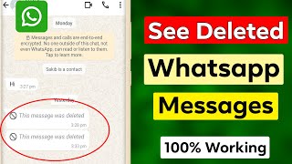 How To Recover Whatsapp deleted Messages  whatsapp deleted messages recovery [upl. by Enois606]