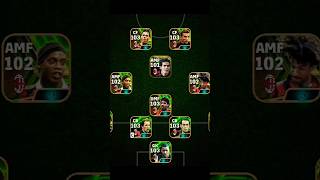 efootball 2024 best formation and squad 🔥 efootball [upl. by Tristam283]