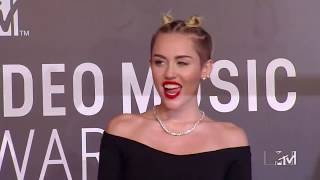 Miley Cyrus Reveals Why She Sticks Her Tongue Out [upl. by Zeiler884]