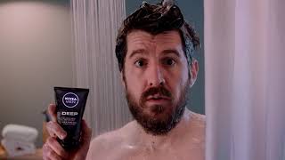 NIVEA MEN Education – Whats the best mens face wash [upl. by Sammie]