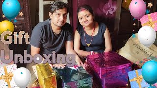 Rinkar Biyer Gift Unboxing  Ki Ki Gift Porlo  Ke Ki Dilo  bengalivlog dailyvlog giftunboxing [upl. by Hieronymus]