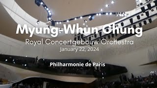 ConcertEn MyungWhun Chung Royal Concertgebouw Orchestra 2024 AntonBruckner MyungWhunChung [upl. by Nelubez959]