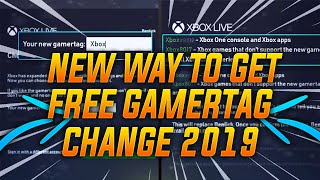 NEWHow to Change your Xbox One Gamertag For Free 2019  New Gamertag System [upl. by Elehcim]