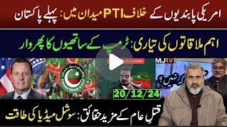 Pakistan First PTI Stance Against US Sanctions  Important Meetings  Imran Riaz Khan [upl. by Touber]