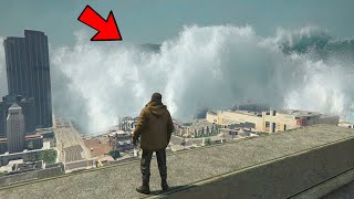 MEGA TSUNAMI en GTA 5 [upl. by Arlena]