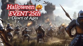 Dawn of Ages The 25th is the Halloween 🎃 event are you ready youtube [upl. by Xylon]