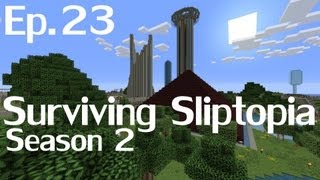 Surviving Sliptopia S2 Ep23  Enchanting Books and Books and Books and  A Minecraft LP [upl. by Tomaso]