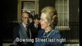 Margaret Thatcher end of Falklands War [upl. by Nonohcle339]