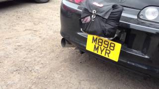 Whifbitz Supra 4quot single box exhaust sound clip [upl. by Anan]